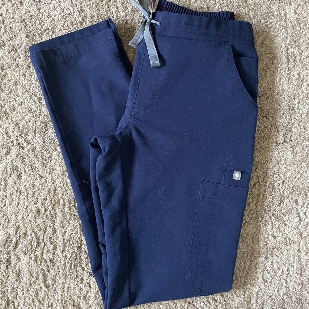 Figs Yola Skinny Scrub Pants XXS Reg / Navy